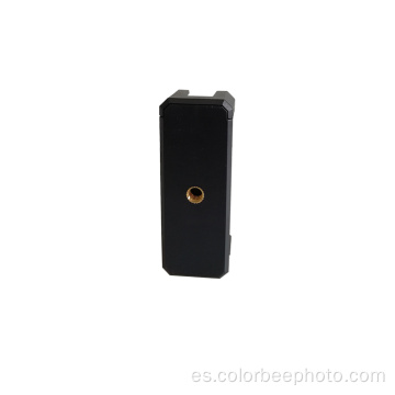 Abrazadera de resorte de montaje de soporte de teléfono móvil de plástico de 1/4 tornillo